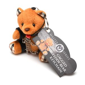 OURS PELUCHE TEDDY BEAR BÂILLON- PORTE-CLÉS