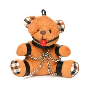 OURS PELUCHE TEDDY BEAR BÂILLON- PORTE-CLÉS