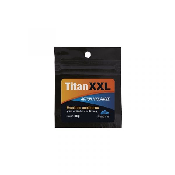 TITAN XXL : 4 COMPRIMÉS