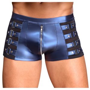 BOXER AVEC ZIP ECLINO BLEU MÉTALLISÉ