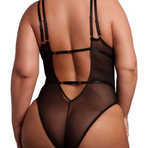 BODY DENTELLE DOUBLE BRETELLE CARLITA NOIR