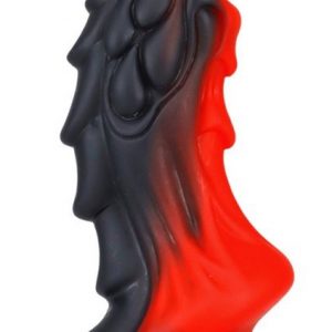 GODE DRAGON ZOMAY 18 X 6CM NOIR-ROUGE