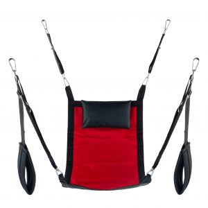 SLING EN TISSU RECTANGLE - SET COMPLET ROUGE
